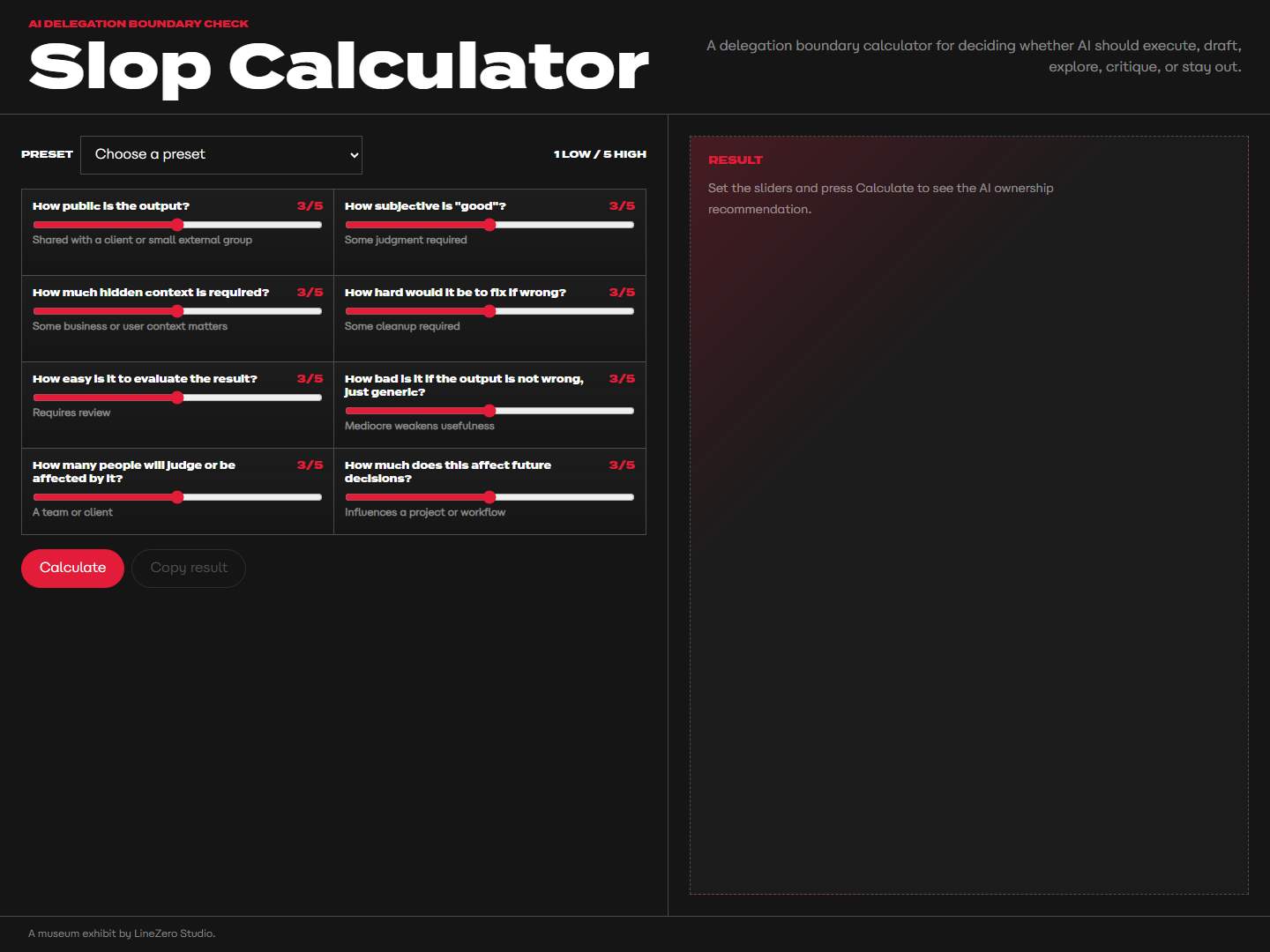 Slop Calculator