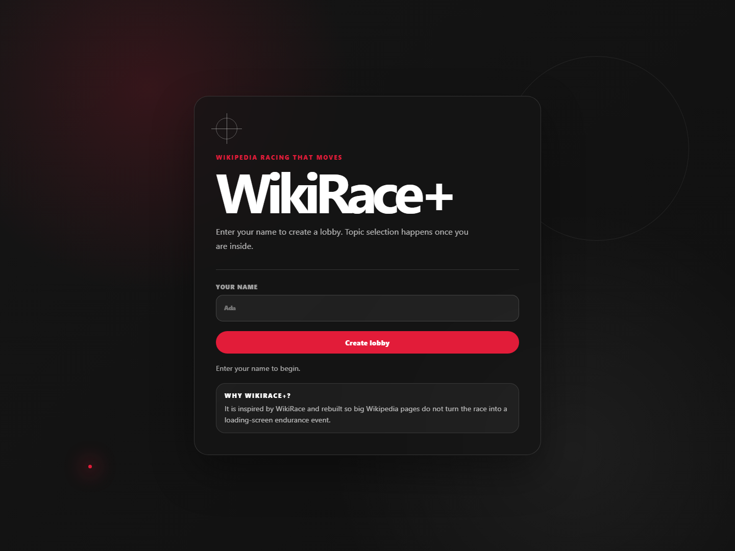 Wikirace Plus